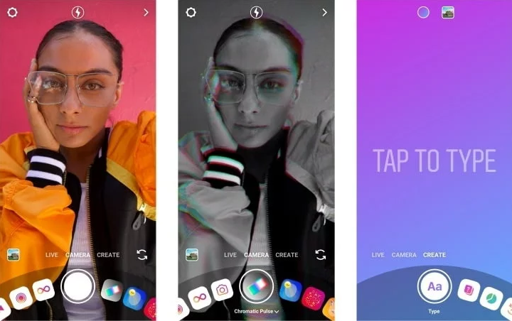 Функции камеры в Instagram. Селфи делать удобнее